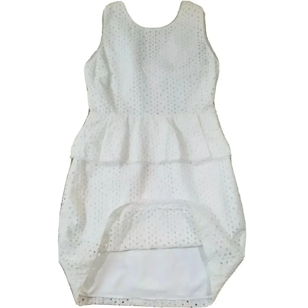 Max & Cleo~Women's Size 8~White Lace A-Line Career Ware to Work Dress NWT $128.0